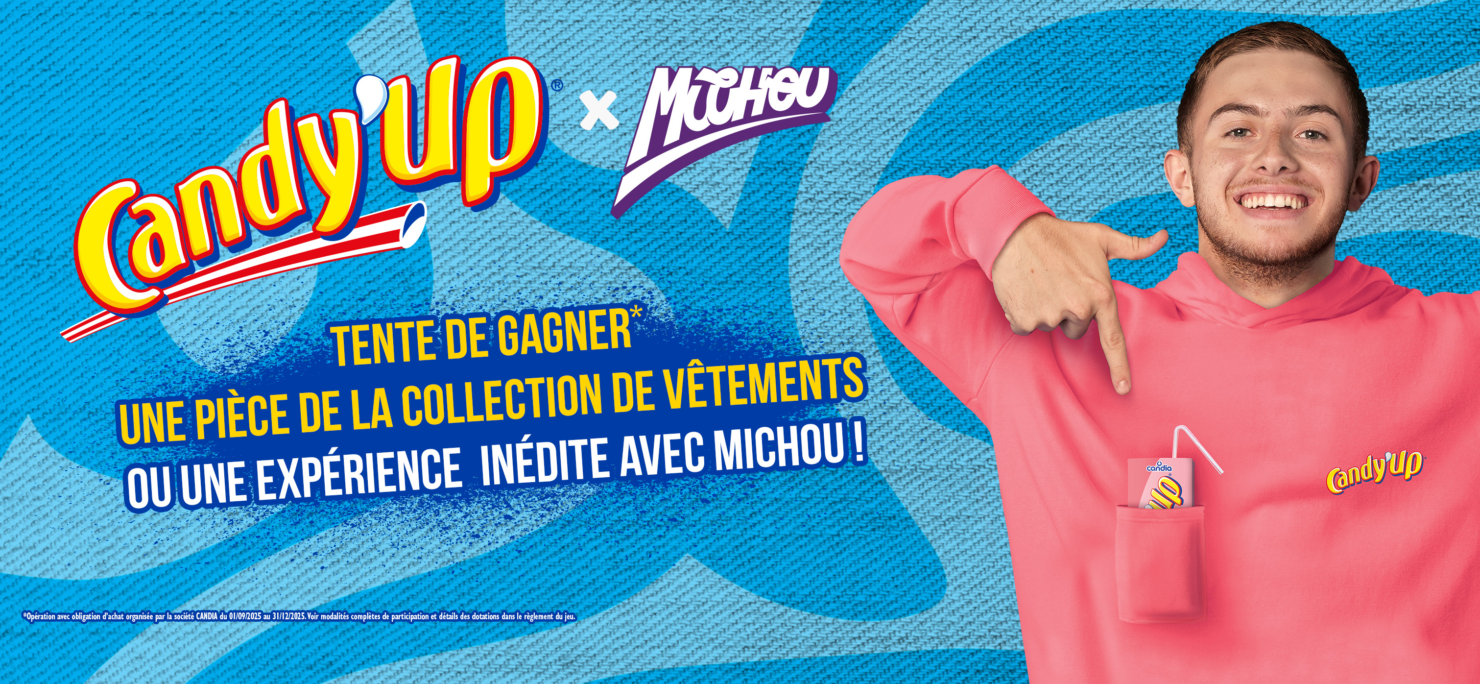 Image banderole Candy'Up X Michou